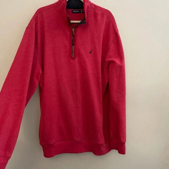 Nautica pullover light red XXL preppy nautical classic casual boating - Picture 4 of 10